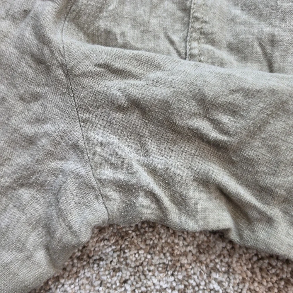 Banana Republic Relaxed Fit Linen Shorts Mens 31 Beige Outdoor Casual Adult